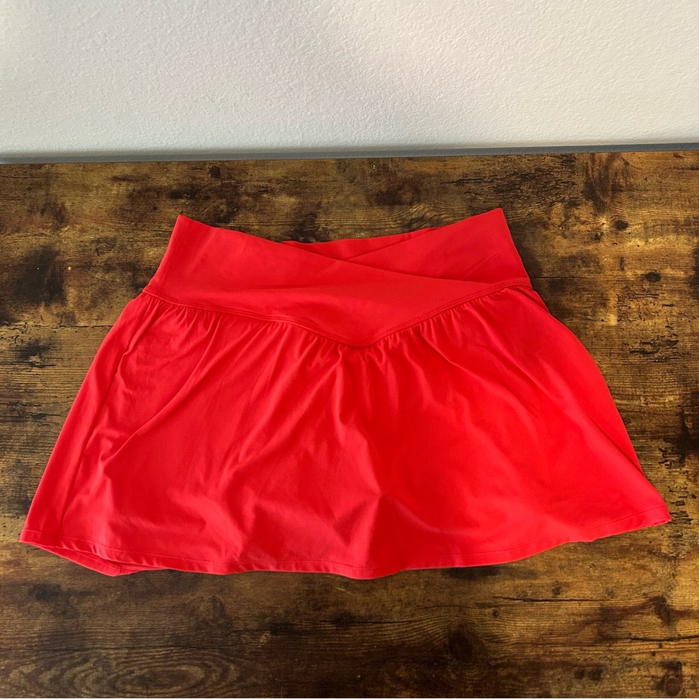 JoyLab Red Athletic Skort / Tennis Pickleball w/ built in liner